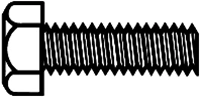 Brass Hex Head Screws 3/8 x .047 - Reliable Fasteners for Your Project - Pack of 12